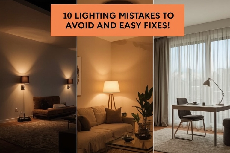 10 Lighting Mistakes to Avoid and How to Fix Them