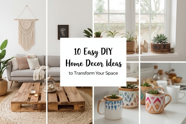 10 Easy DIY Home Decor Ideas to Transform Your Space
