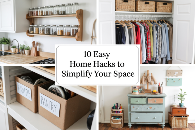10 Easy Home Hacks to Simplify Your Space