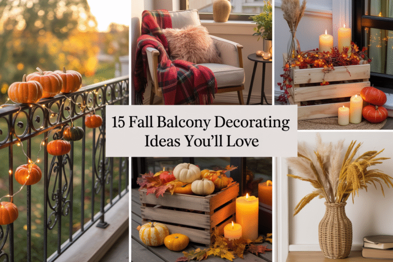 15 Fall Balcony Decorating Ideas You’ll Love