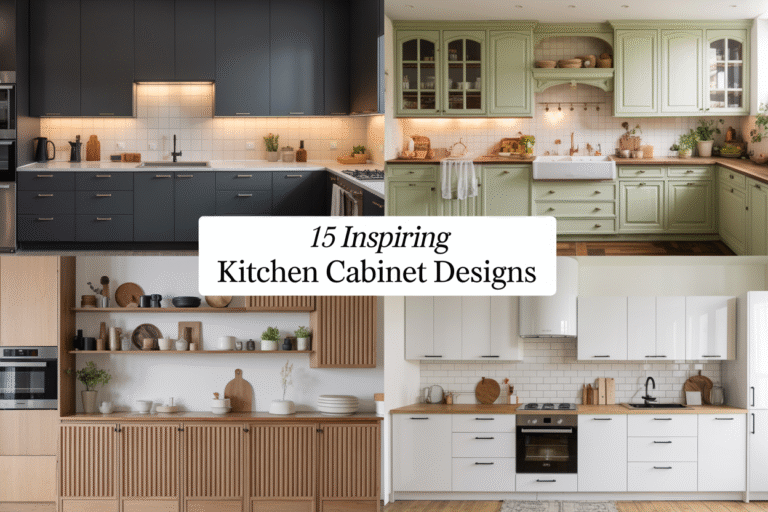 15 Inspiring Kitchen Cabinet Designs