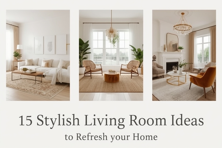 15 Stylish Living Room Ideas to Refresh Your Home