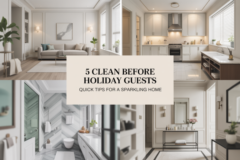 Clean Before Holiday Guests: Quick Tips for a Sparkling Home
