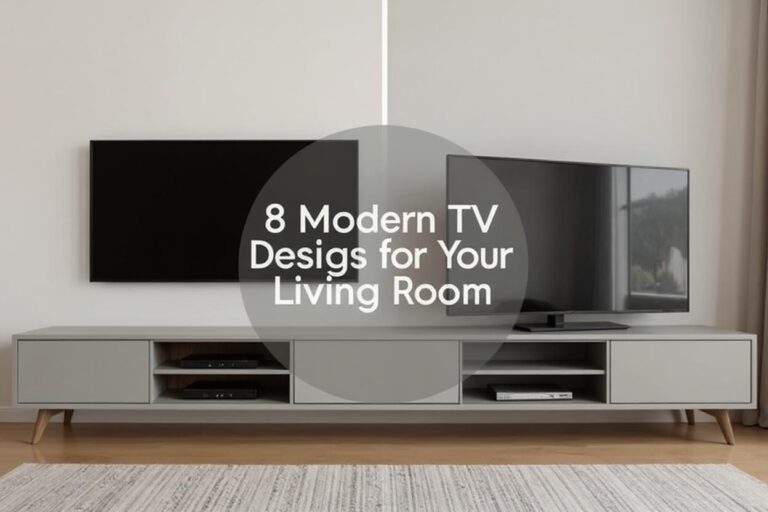 8 Modern TV Unit Designs for Your Living Room