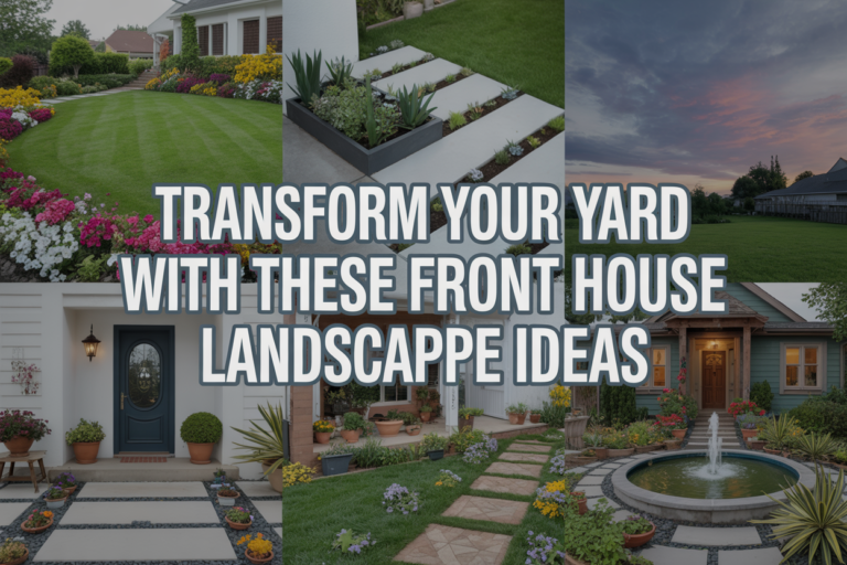 Front House Landscape Ideas to Transform Your Yard