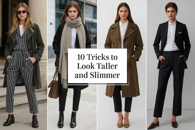 10 Tricks to Look Taller and Slimmer | Fashion Tips