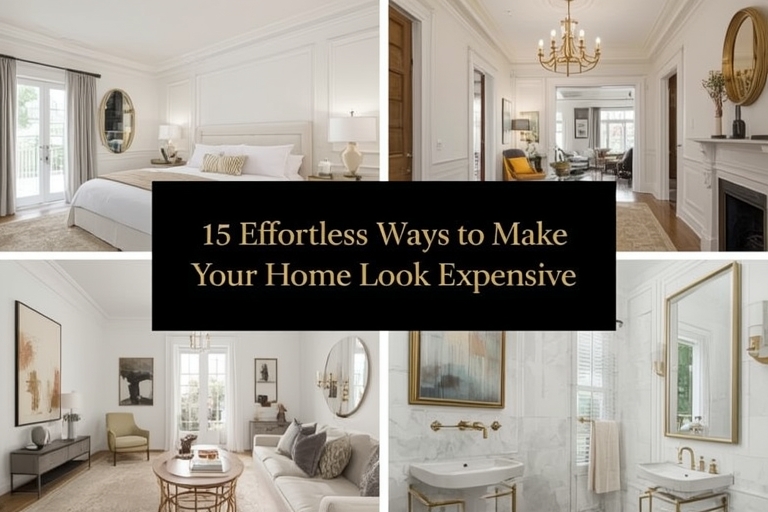 15 Easy Ways to Make Your Home Look Expensive