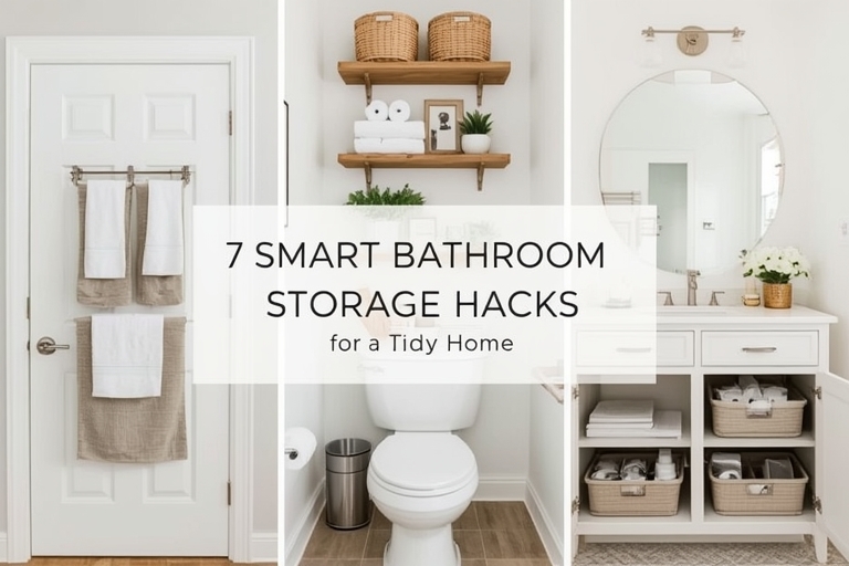 Smart Bathroom Storage Hacks for a Tidy Home