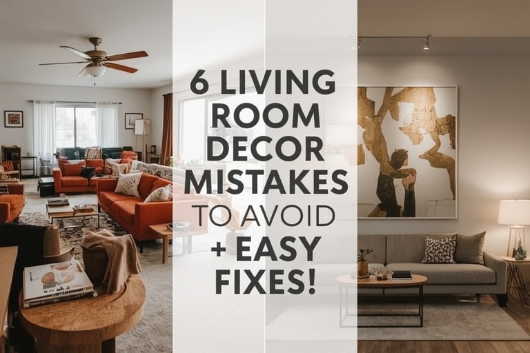 Top Living Room Decor Mistakes to Avoid for a Stylish Home