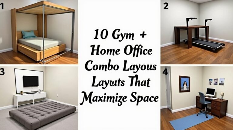 10 Gym + Home Office Combo Layouts That Maximize Space