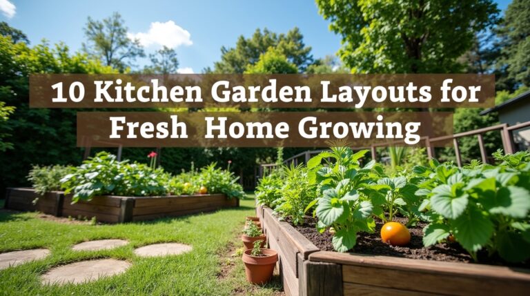 10 Kitchen Garden Layouts for Fresh Home Growing