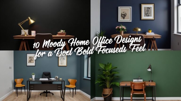 10 Moody Home Office Designs for a Bold, Focused Feel