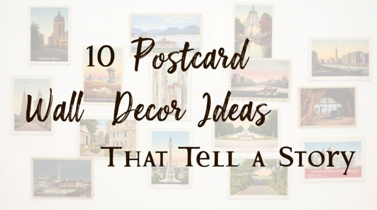 10 Postcard Wall Decor Ideas That Tell a Story
