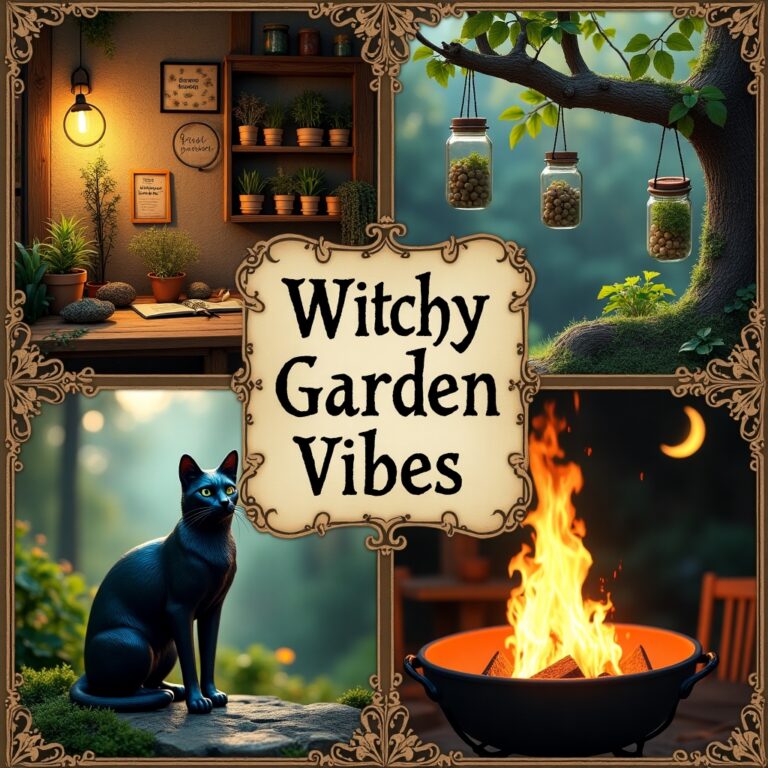10 Witchy Garden Decor Ideas for a Mystical Vibe
