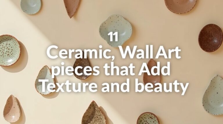 11 Ceramic Wall Art Pieces That Add Texture and Beauty