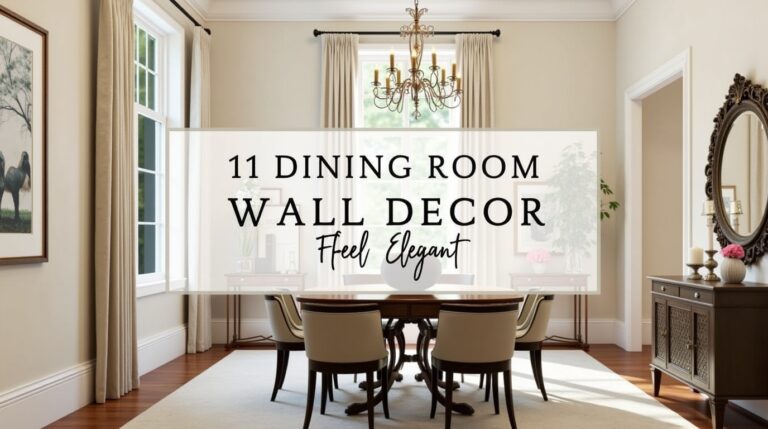 11 Dining Room Wall Decor Styles That Feel Elegant