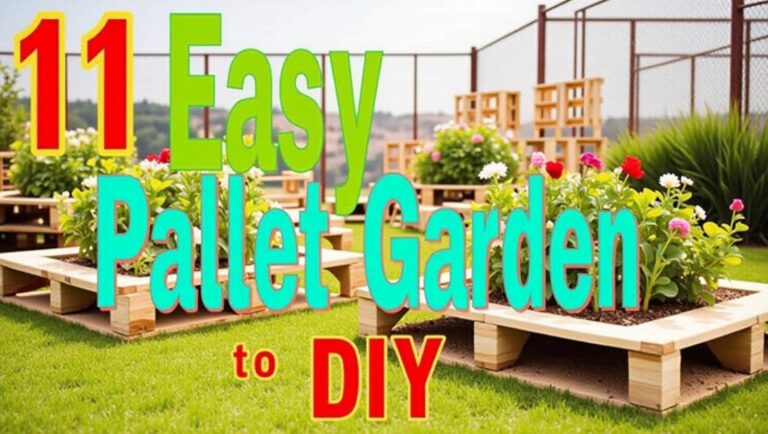 11 Easy Pallet Garden Projects to DIY Today