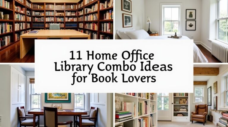 11 Home Office Library Combo Ideas for Book Lovers