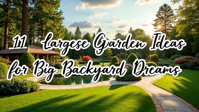 11 Large Garden Ideas for Big Backyard Dreams