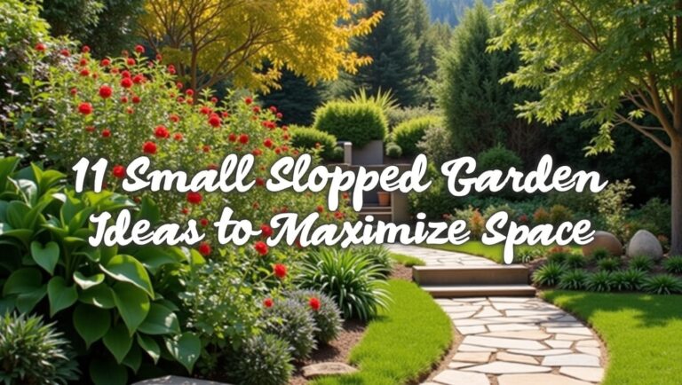 11 Small Sloped Garden Ideas to Maximize Space