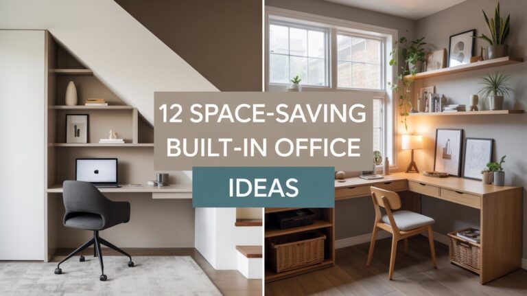 12 Built-In Home Office Ideas That Save Space