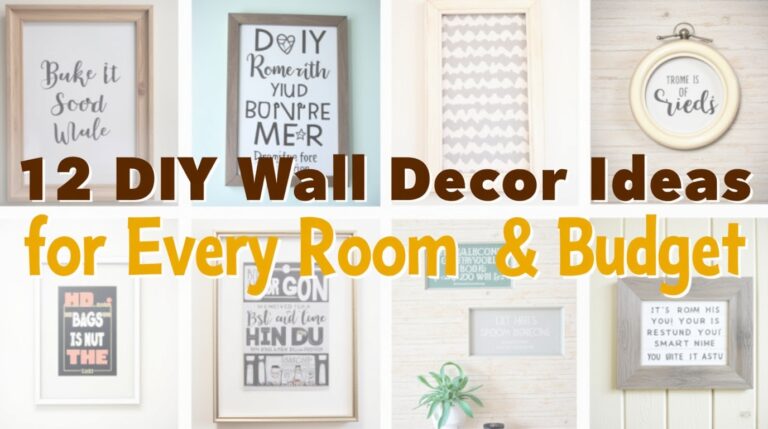 12 DIY Wall Decor Ideas for Every Room and Budget