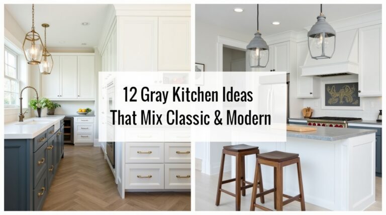 12 Gray Kitchen Ideas That Mix Classic & Modern
