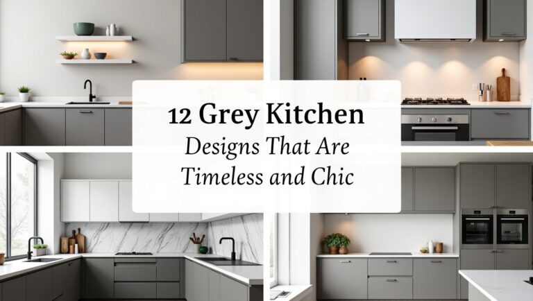 12 Grey Kitchen Designs That Are Timeless and Chic