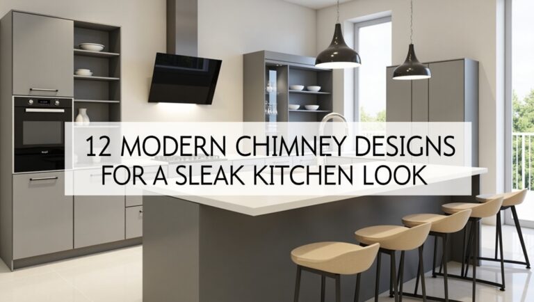 12 Modern Chimney Designs for a Sleek Kitchen Look