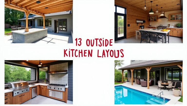 13 Outside Kitchen Layouts for Backyard Entertaining