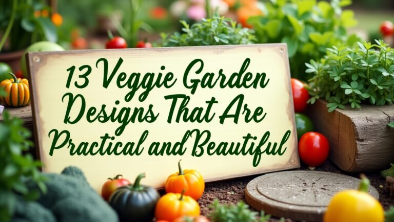 13 Veggie Garden Designs That Are Practical and Beautiful