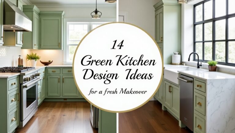 14 Green Kitchen Design Ideas for a Fresh Makeover