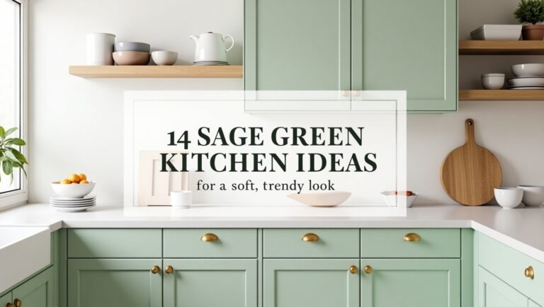 14 Sage Green Kitchen Ideas for a Soft, Trendy Look