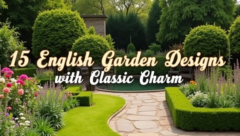 15 English Garden Designs with Classic Charm