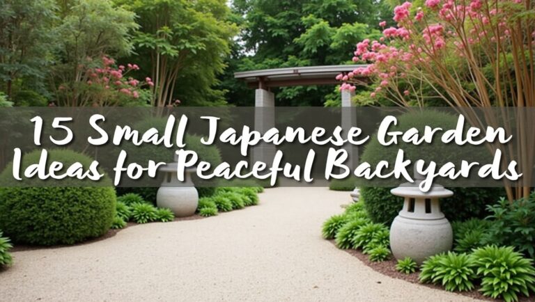 15 Small Japanese Garden Ideas for Peaceful Backyards