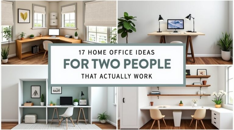 17 Home Office Ideas for Two People That Actually Work