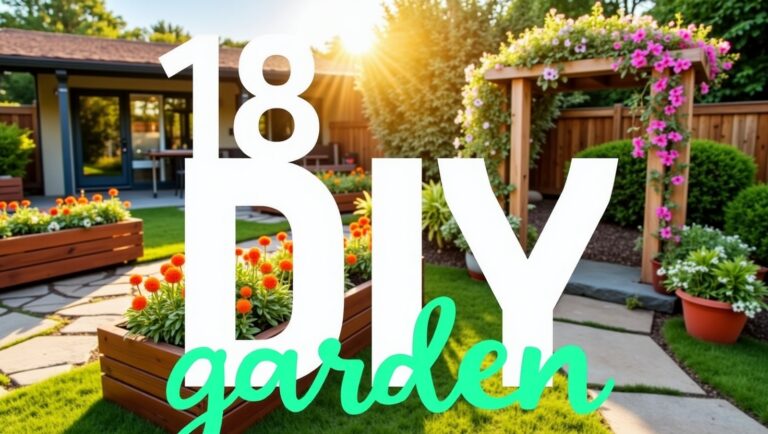 18 DIY Garden Projects to Beautify Your Outdoor Space