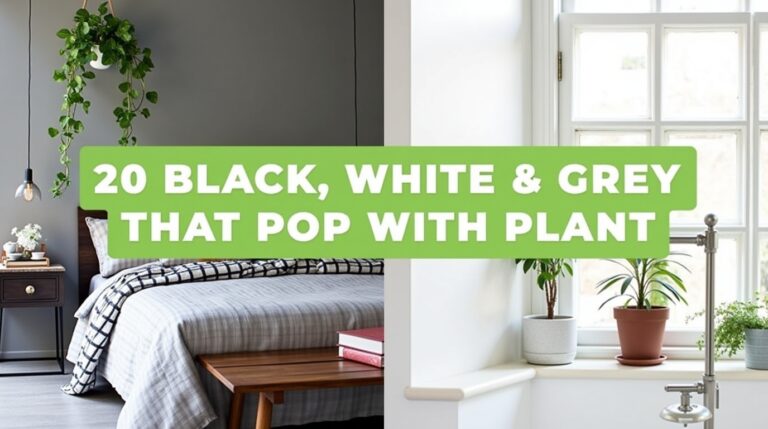 Title: 20 Black, White & Grey Rooms That Pop with Plants