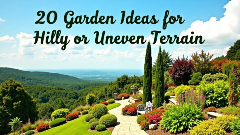20 Garden Ideas for Hilly or Uneven Terrain