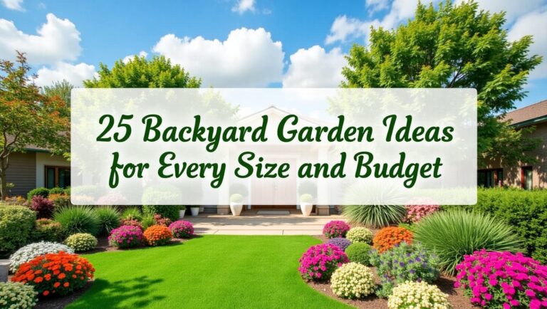 25 Backyard Garden Ideas for Every Size and Budget