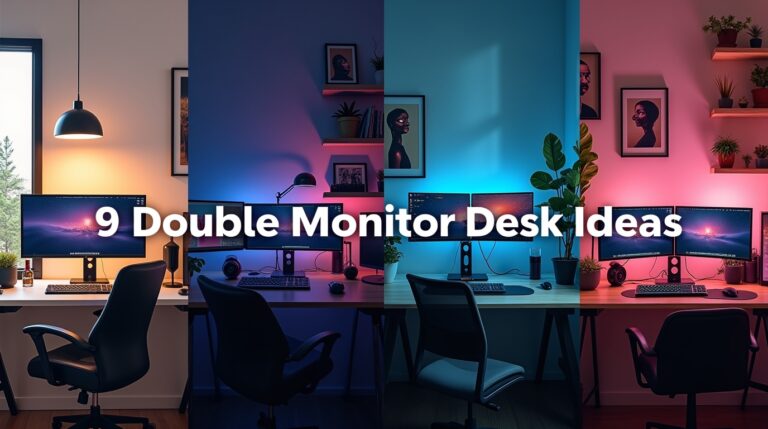 10 Double Monitor Setup Ideas That Boost Productivity