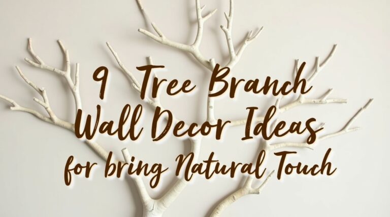 9 Tree Branch Wall Decor Ideas for a Natural Touch