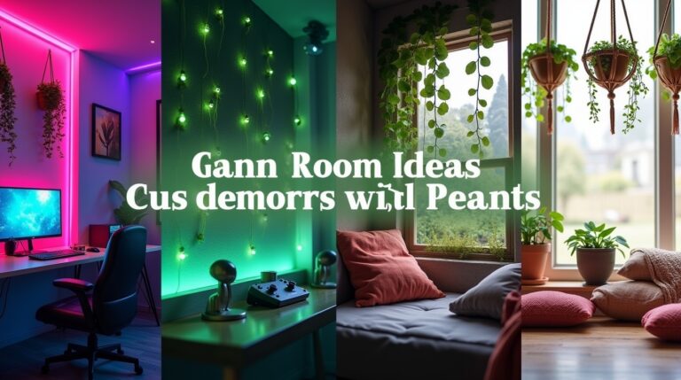 Game Room Ideas with Plants