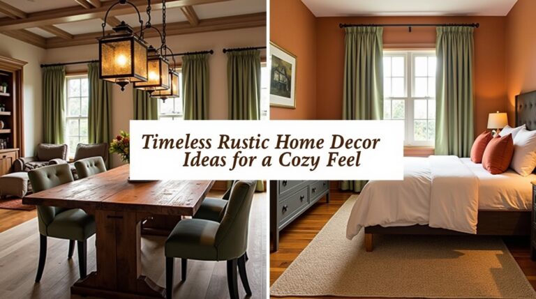 Timeless Rustic Home Decor Ideas for a Cozy Feel