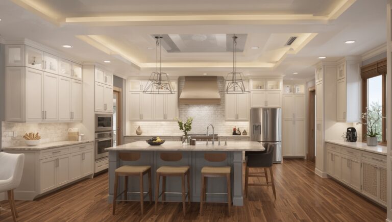 10 Kitchen Down Ceiling Design Ideas for Better Lighting