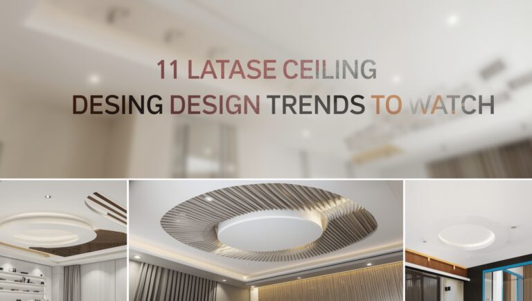 11 Latest False Ceiling Design Trends to Watch