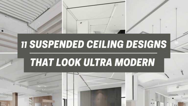 11 Suspended Ceiling Designs That Look Ultra Modern