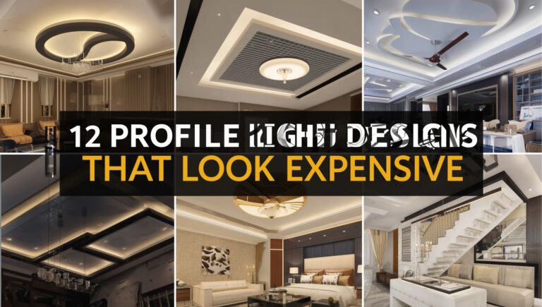 12 Profile Light Ceiling Designs That Look Expensive