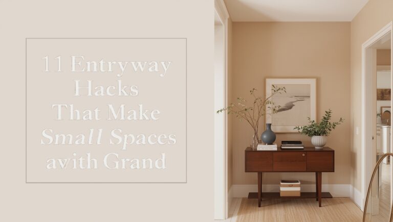 11 Entryway Hacks That Make Small Spaces Look Grand